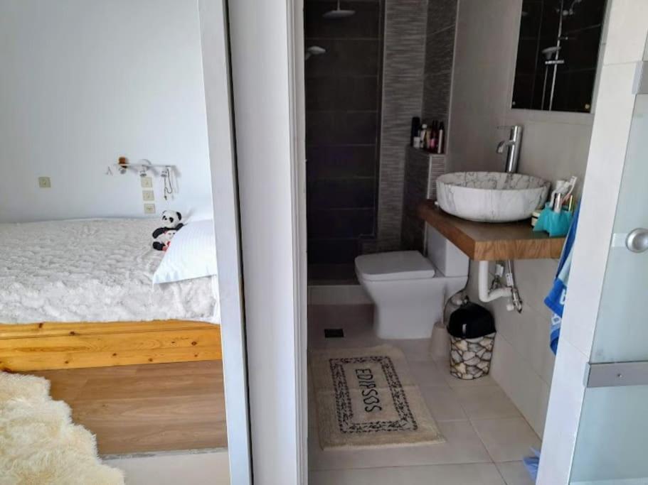 Artemida Apartment Loutra Edipsou  Bagian luar foto
